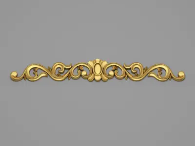 Classic Carved 003 3D model