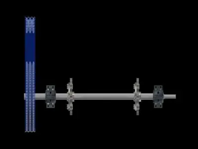 Head shaft assembly - Apron Conveyor 3D print model