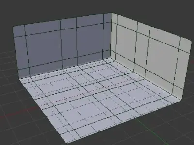 Studio Corner  Free low-poly 3D model