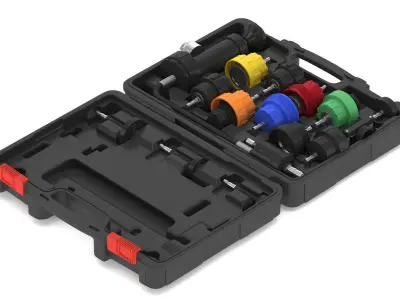 Garage Radiator Pressure Test Kit 3D model