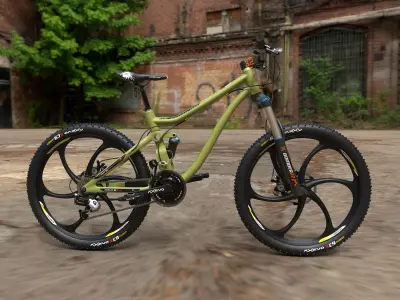 Mountain Bike Or Gear bicycle 3D model