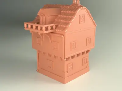 Fantasy House 3D print model