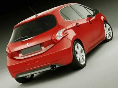Peugeot 208 5 door 3D model