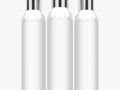 Plastic Shampoo Bottle 3D model