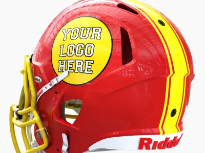 Riddell speed helmet 3D model