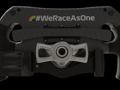 f1 steering wheel 3D model 3D model