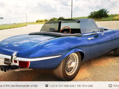 1968 Jaguar E-Type Zero 3D model