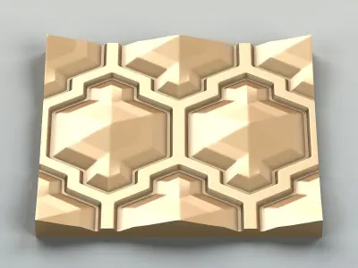 Wall panel 017 3D model