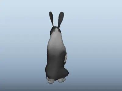 Rabbit Animated VFX Grace Low-poly 3D model