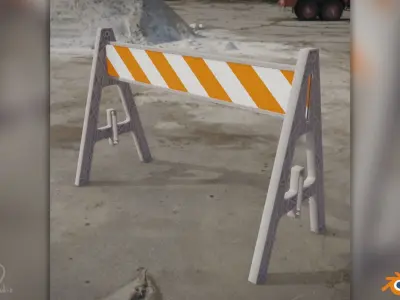 Traffic Safety Asset Pack 3D model