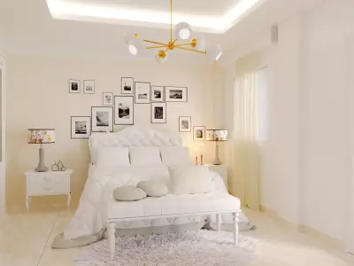  classic bedroom 3D model