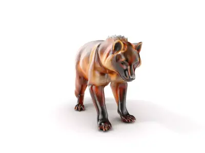 Realistic Canine Model Pack Low-poly 3D model