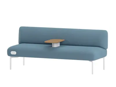 Haworth Cabana Two Seat Sofa S9CB-0 3D model