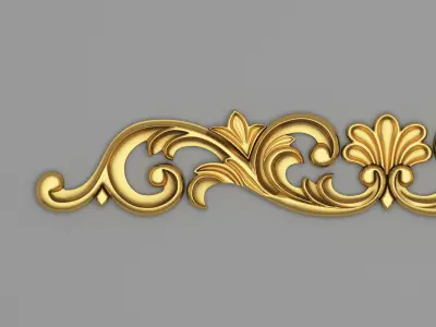 Classic Carved 018 3D model purchase