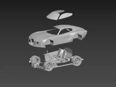 Bugatii concept 3D model