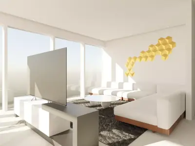 modern luxury house model 1 3D model