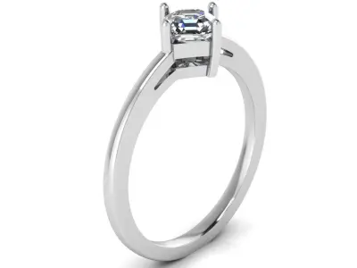 Jewelry Diamond Ring 3D print model 29