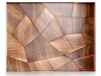 Wooden panels 2 3D model