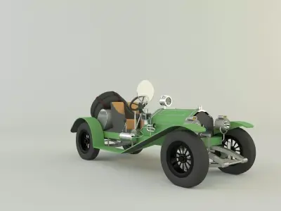 Hudson model car 3D model