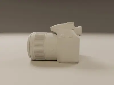 photo camera 3D print model