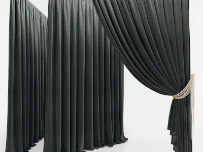 Curtains - curtain 3D model