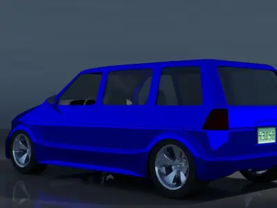 Dodge Caravan 3D model