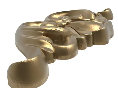  decorative pattern ready for 3D printing 3D model 439