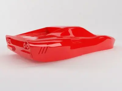 The silhouette of the car 1984 Ferrari 288 GTO 3D print model