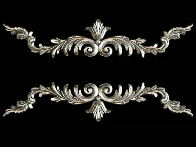 Classic carved 089 3D model