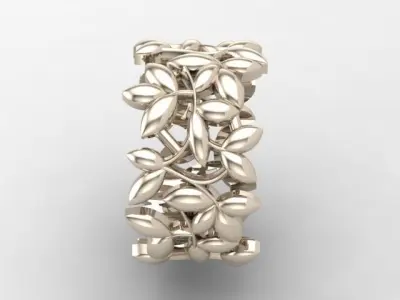 Ring leaf 3D print model