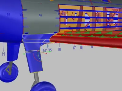 Boeing PT-17 Stearman RC airplane  scale 3D print details  3D print model