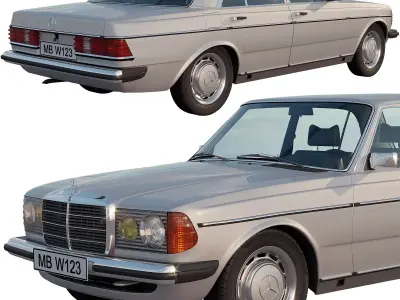 Mercedes benz W123 3D model