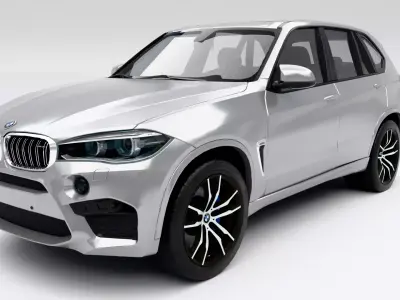 BMW X5 M 2016 Low-poly 3D model