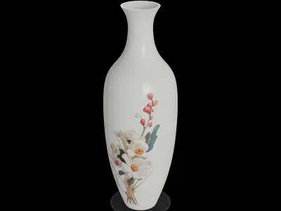 Home decorations Ceramic Vase Low-poly 3D model buy