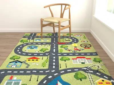 Rugs No 341 Low-poly 3D model
