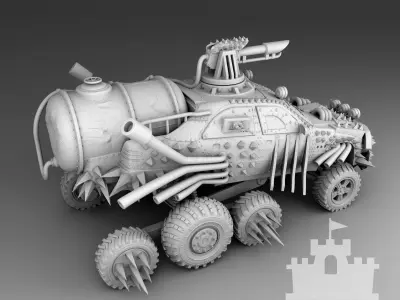 Deadcar 3D print model