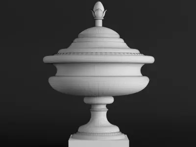 Classic vase set 2 3D model