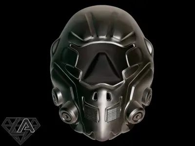 SCI-FI Guardian custom helmet Free 3D print model