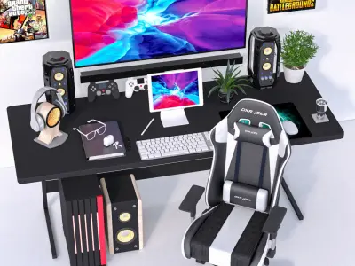 Gaming Room 2 3D model