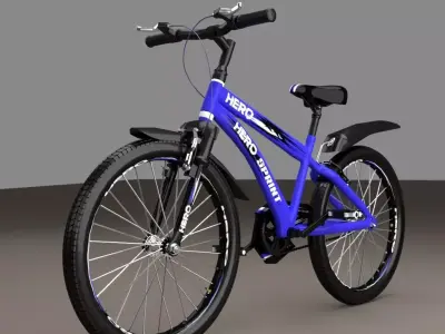 Cycle 3D model Low-poly 3D model