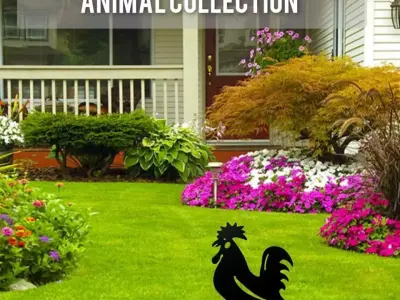 Wonderful Artificial Cock Home and Garden Outdoor Lawn Decor 3D model