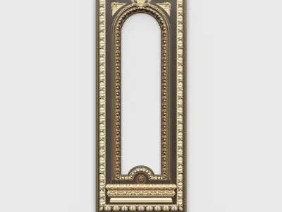 Decorative panel 3D model 4