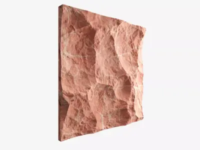 368-RockPanel stone wall texture 3D model