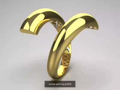Collection of ready to make ring files Sculptural Modern Designs 3D Model Pack