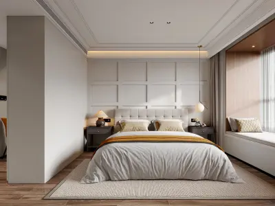  Bedroom interior  56 3D model