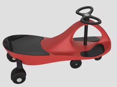  wiggle car swing car ride on toys car Low-poly 3D model