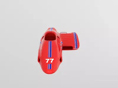 F1 Sidecar Low-poly 3D model