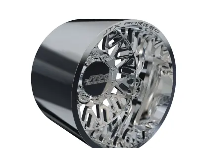 JTX REAR TRIAD DUALLY WHEEL 3D MODEL 3D print model