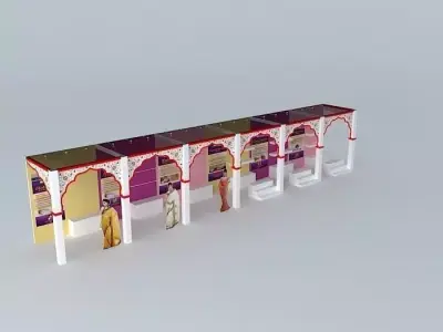 CLSAMONG EXHIBITION BOOTH DESIGN 1 Free 3D model