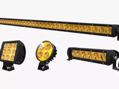 Amber LED Light Bar Collection V2